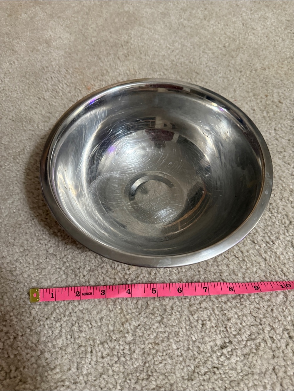 Stainless Steel Mixing Bowl - Silver